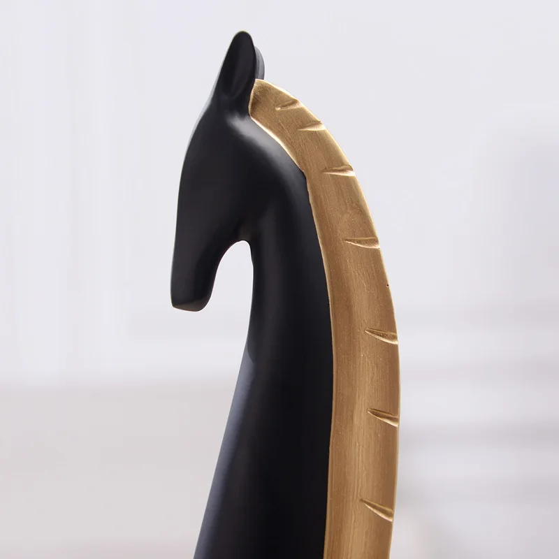 Нордическое современное минималистичное украшение лошади мягкое для гостиной