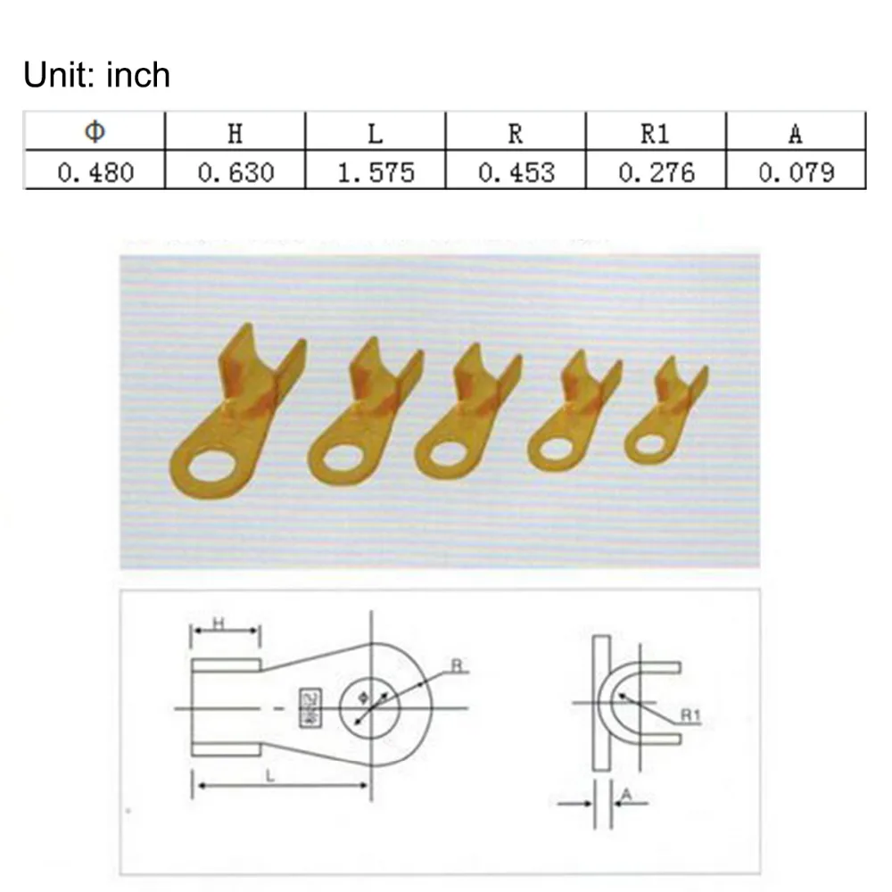 Набор медных наконечников для клемм аккумуляторных батарей грузовиков лодок