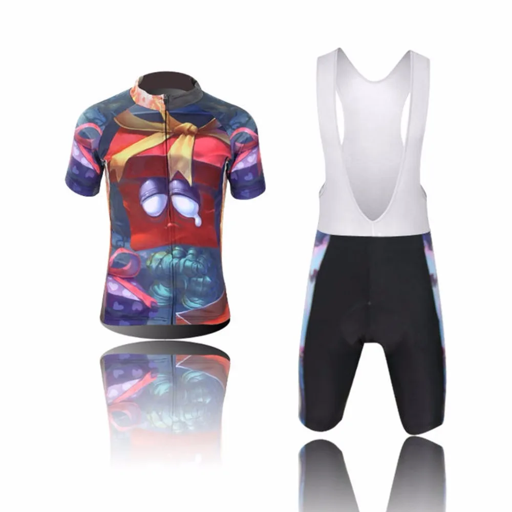 Дети Велоспорт Джерси комплект для девочек и мальчиков велосипед Джерси шорты Дорога горы MTB велосипеда Одежда Майо Ropa Ciclismo сверху снизу