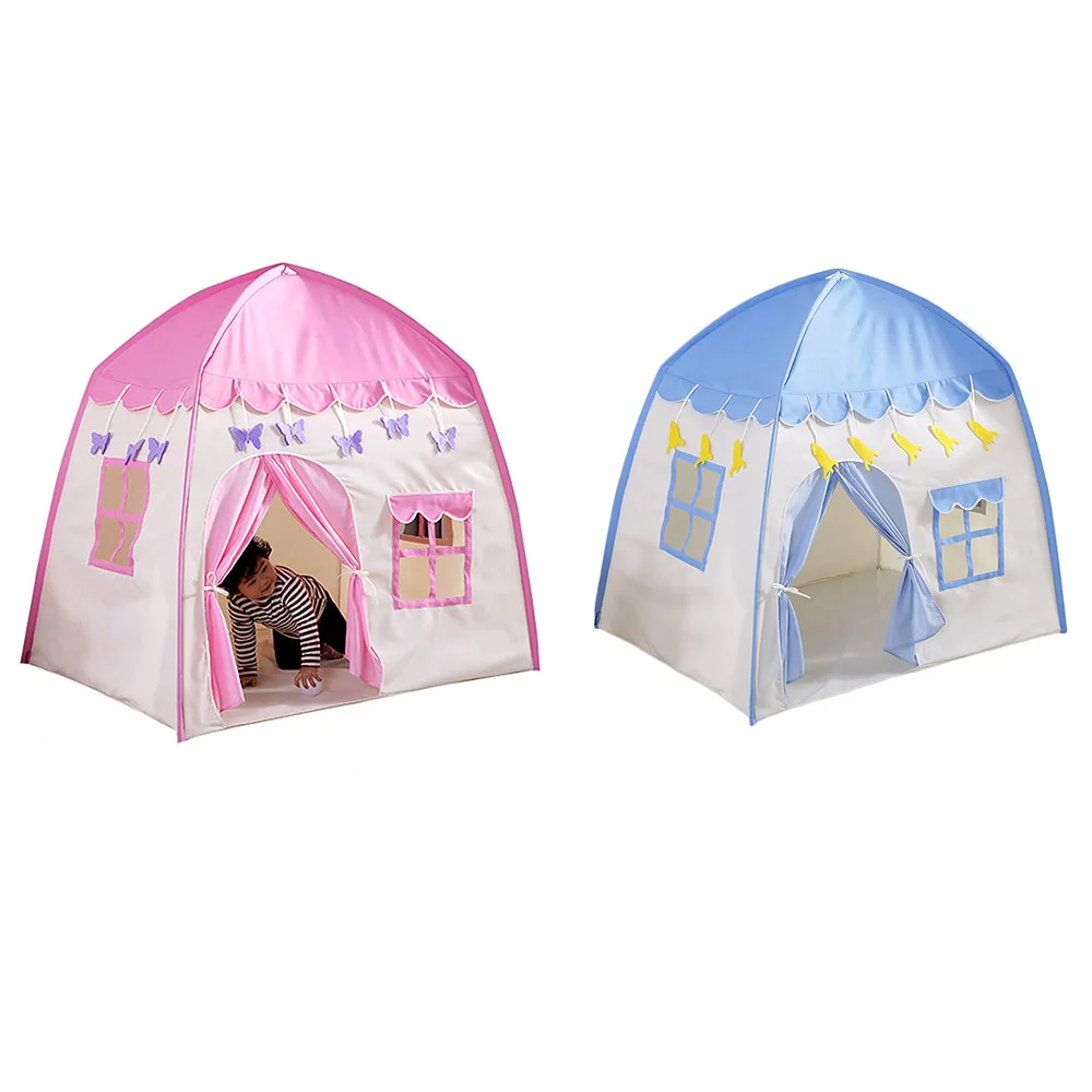 Палатка детская портативная бассейн для шаров Замок принцессы девочек маленький