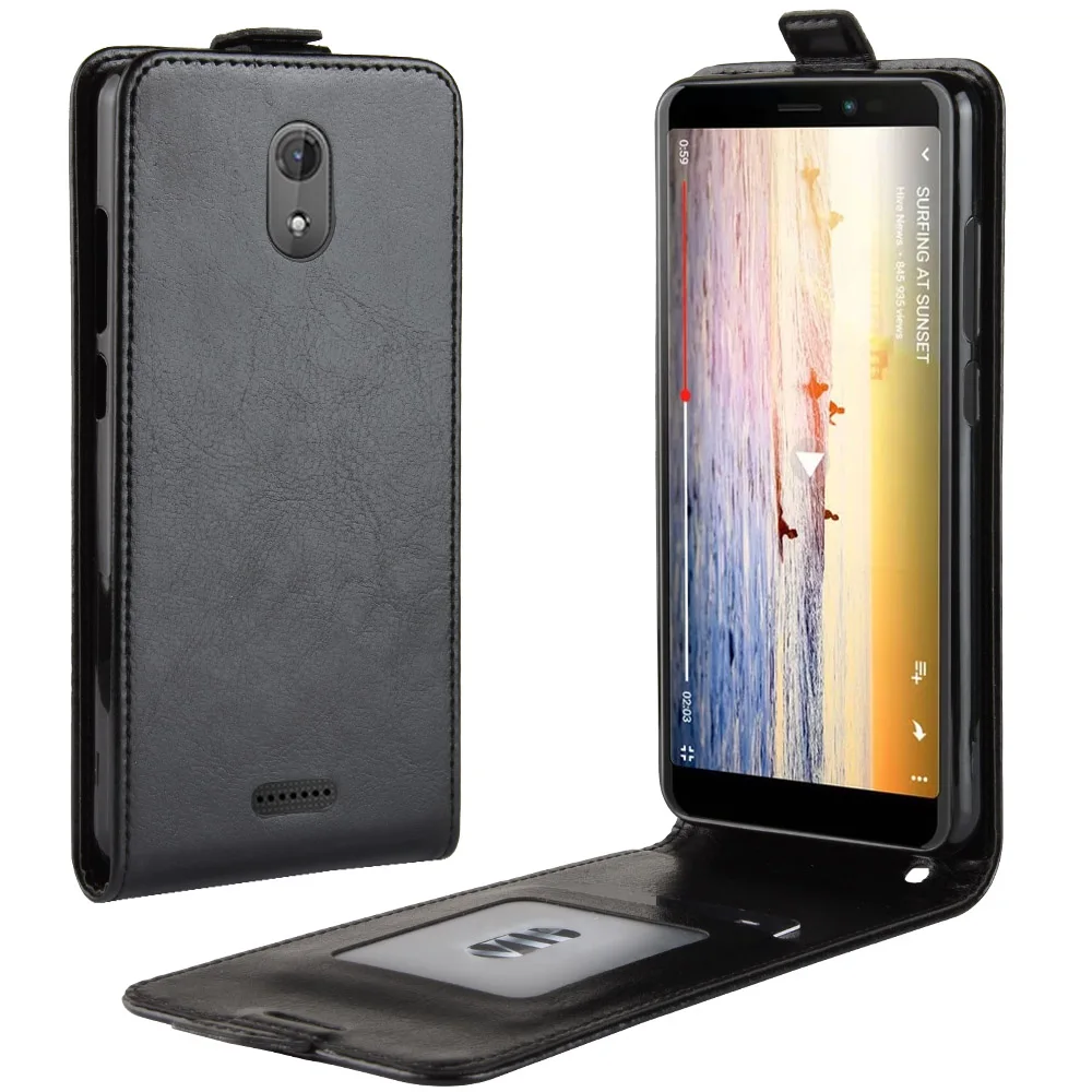 Для Wiko Sunny 3 Plus Чехол Премиум PU кожаный кошелек флип чехол Fundas для sunny + Couqe