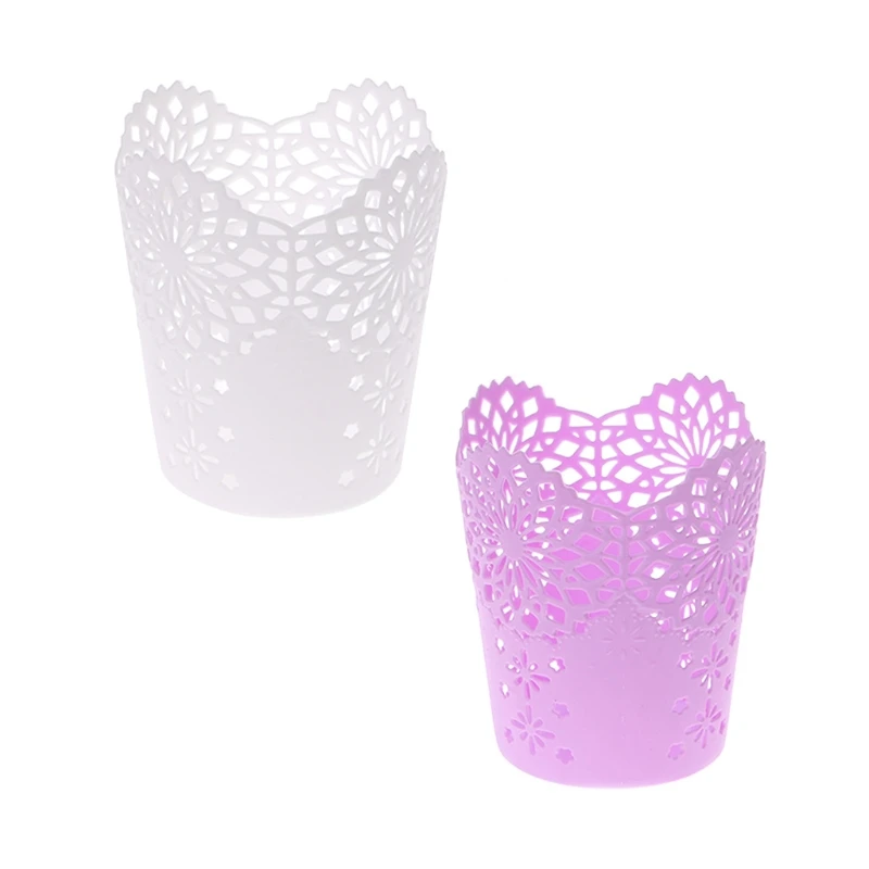 Полый цветок кисти для хранения ручка карандаш горшок держатель Контейнер стол