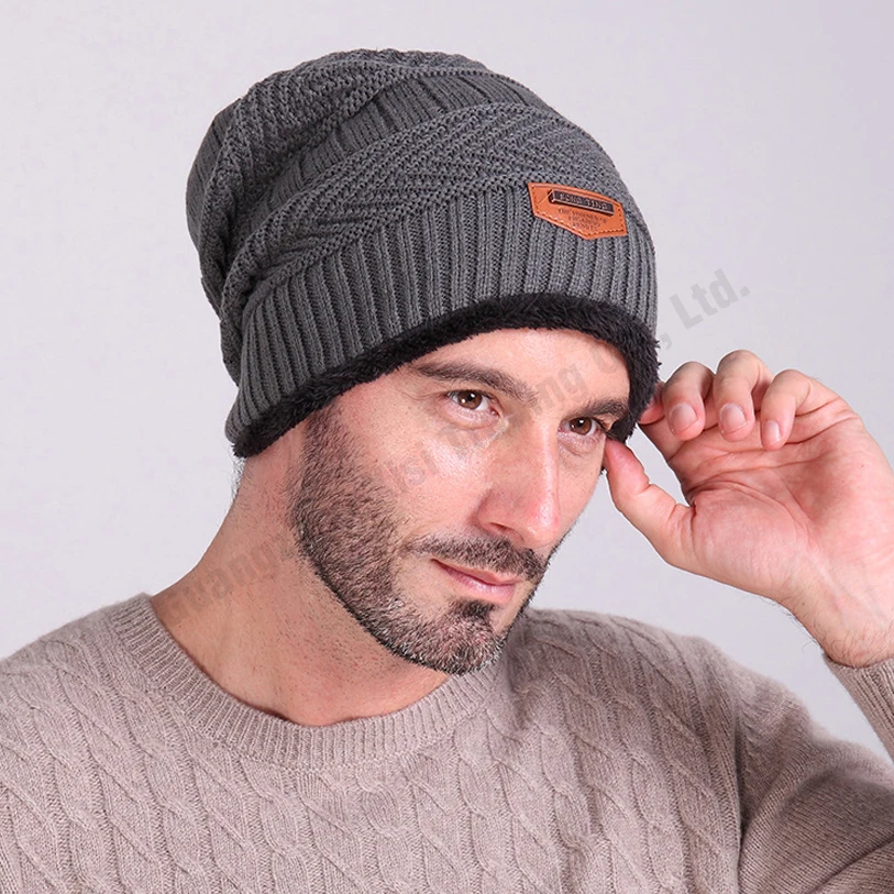 Зима мужская cap шапочки вязаные шапки крючком зима реверсивные beanies мужские шляпы