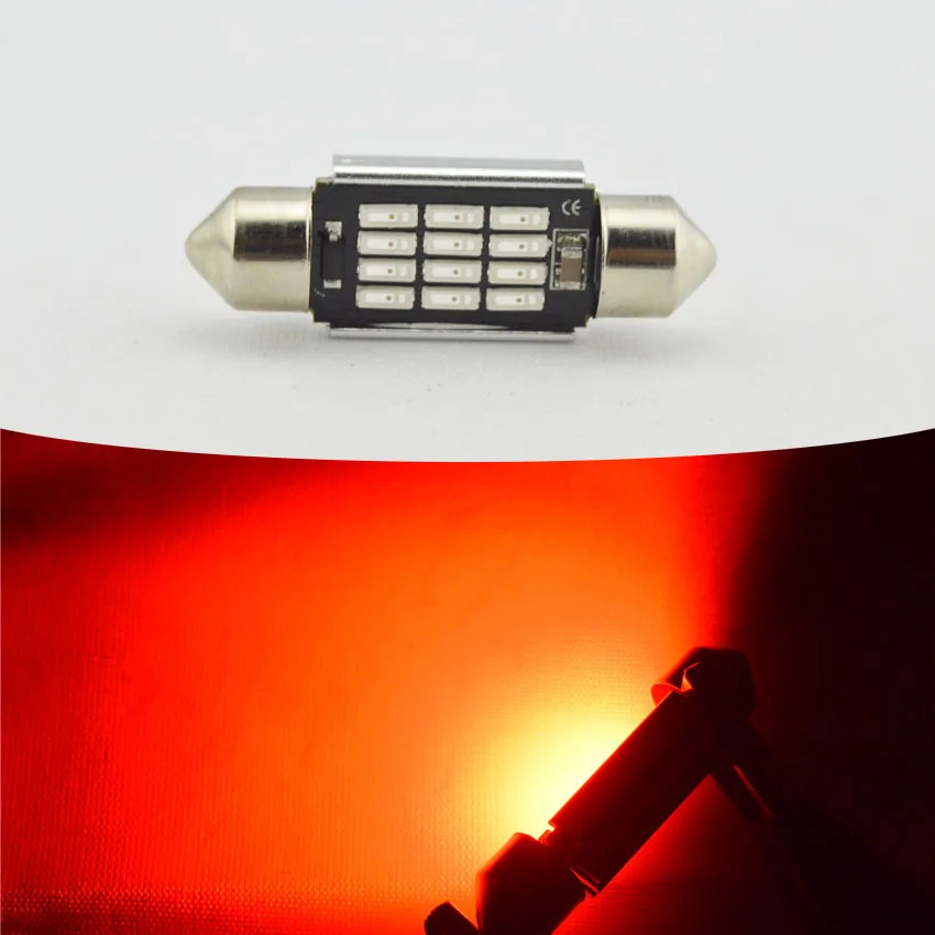 Светодиодная лампа CANBUS 31/36/39/41 мм C5W 12SMD 4014 4 шт.|led festoon canbus|led c5w canbusled 39mm |