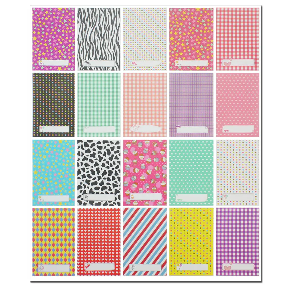 20 шт./лот модная многоцветная мини бумага фоторамка пленка наклейки для Fujifilm Instax