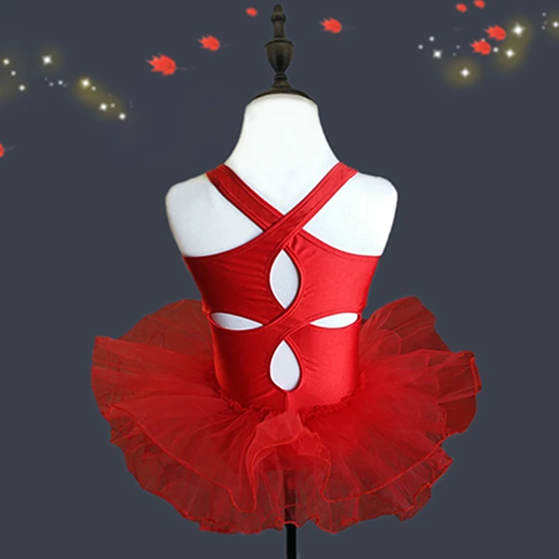 Модное Вечернее платье для девочек одежда балета танцев гимнастики женское