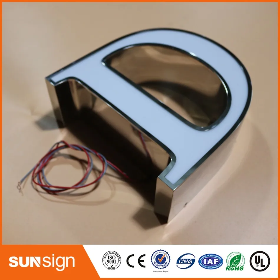 High brightness illuminated led letter