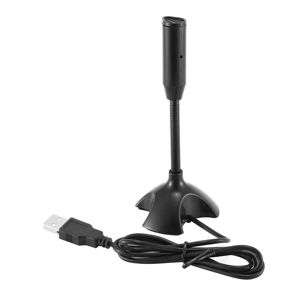 Выделите USB емкостную мини-подставку для микрофона ПК ноутбука онлайн-чата