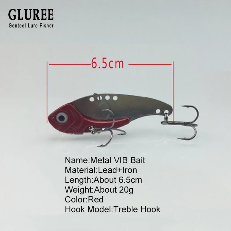 GLUREE 6 5 см 20g металлический Воблер для рыбалки приманки блесна на карпа рыбьи Глаза