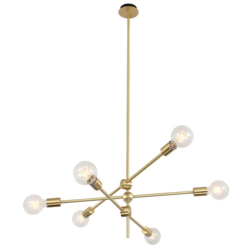 

Modern Gold Body Living Room Led Pendant Lights Line Minimalist Restaurant Pendant Lamp Loft Hanging Lamp Fixtures Free Shipping