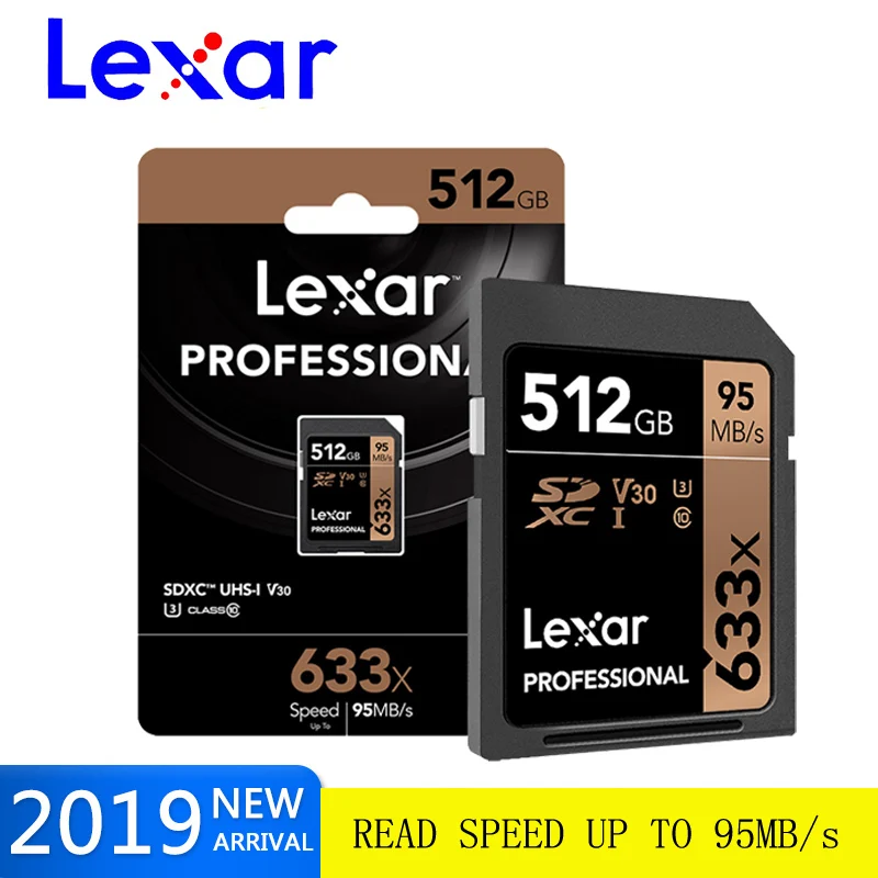 Высокоскоростная карта памяти Lexar 32 ГБ 64 класс 10 SD SDHC SDXC на карте 128 256 95 МБ/с. для