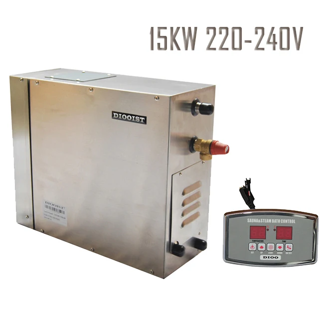 Free shipping 10.5KW220-240V 50HZ Stainless steel Steam Generator Sauna Bath Home SPA Shower Automatic drain CE | Обустройство дома