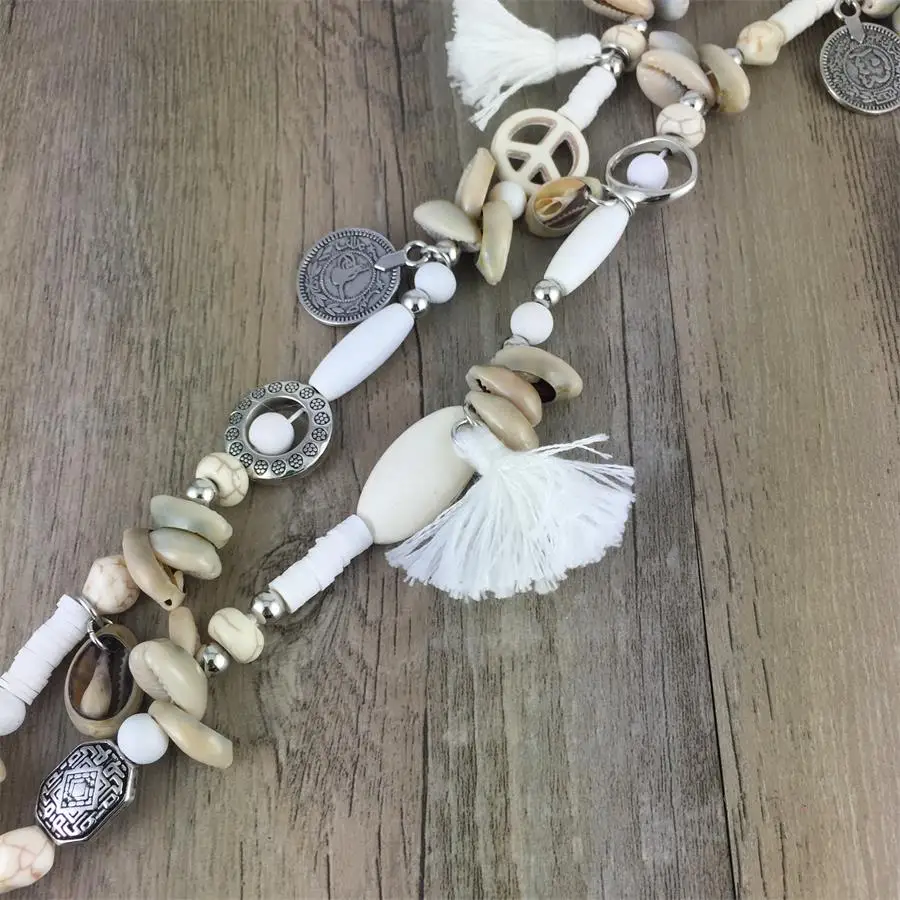 Ожерелье чокер женское многослойное из кожи с натуральным камнем|necklace women long|choker