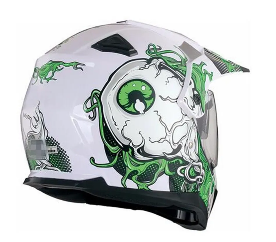 Южная Корея двойные козырьки DOT moto RCYCLE шлемы moto ATV DIRT BIKE moto CROSS racing Шлем moto cicleta casco capacetes