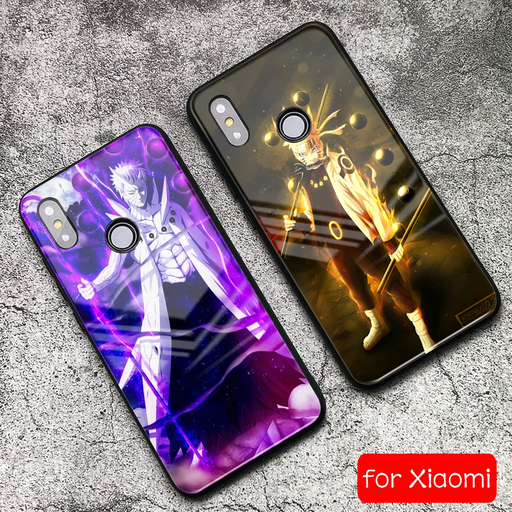 Чехол FinderCase для Xiaomi Mi 6 стеклянный жесткий чехол накладка Наруто 5 5S 6x A2 Play Redmi Note 7