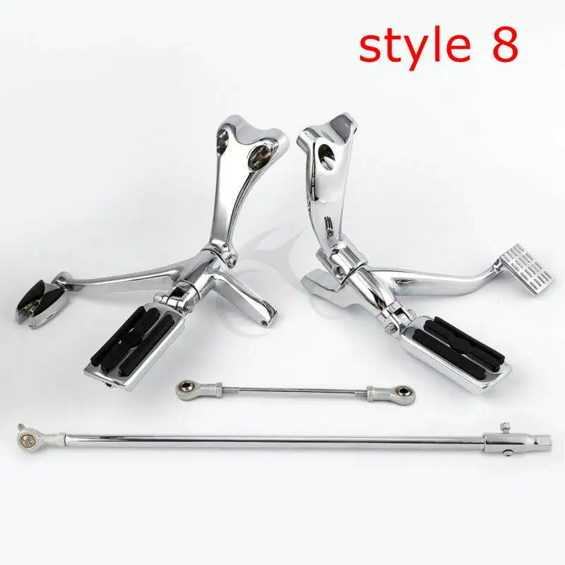 

Motorcycle Forward Control Pegs Foot pegs Foot Rests Lever Linkage For Harley Sportster XL883 XL1200 Iron 883 XL883N 2014-2020