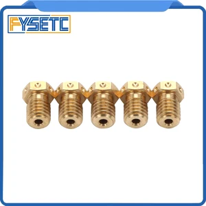 8 шт., форсунки V6 для 3D-принтера, 1,75 мм