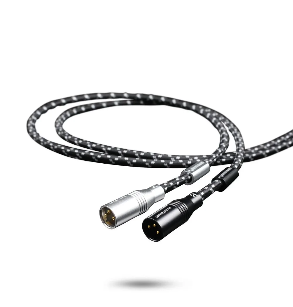 CopperColour CC водный аудиофил звуковой кабель шнур пара с позолоченным разъемом XLR