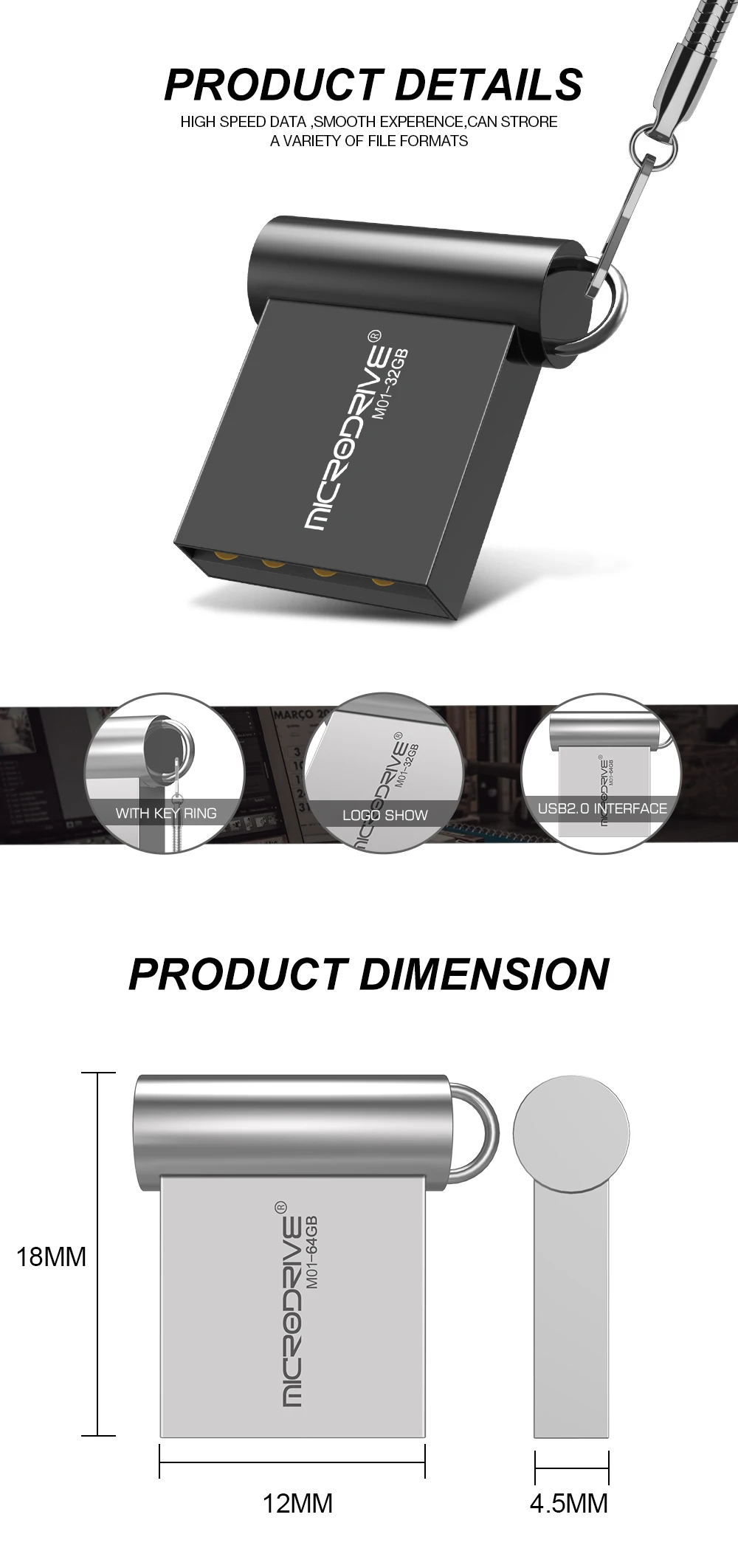 Супер мини металлический usb ключ 64 Гб USB флеш-накопитель cle usb 32 ГБ Портативный 4 ГБ 8 ГБ 32 ГБ 64 Гб карта памяти 128 ГБ флеш-накопитель