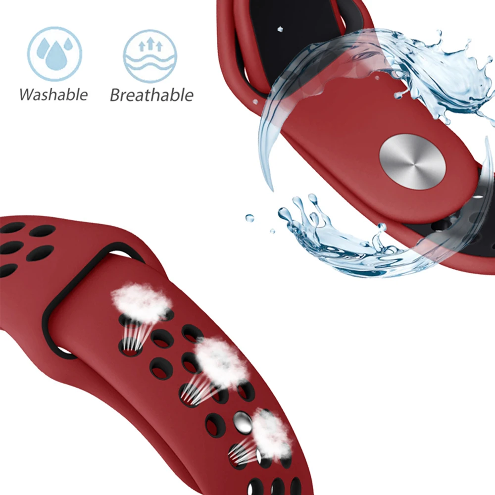 Strap Bands Silicone for Fitbit Versa Adjustable Sport Wrist Band Watch with Air Holes Mi 2 Dropshipping Bracelet | Электроника