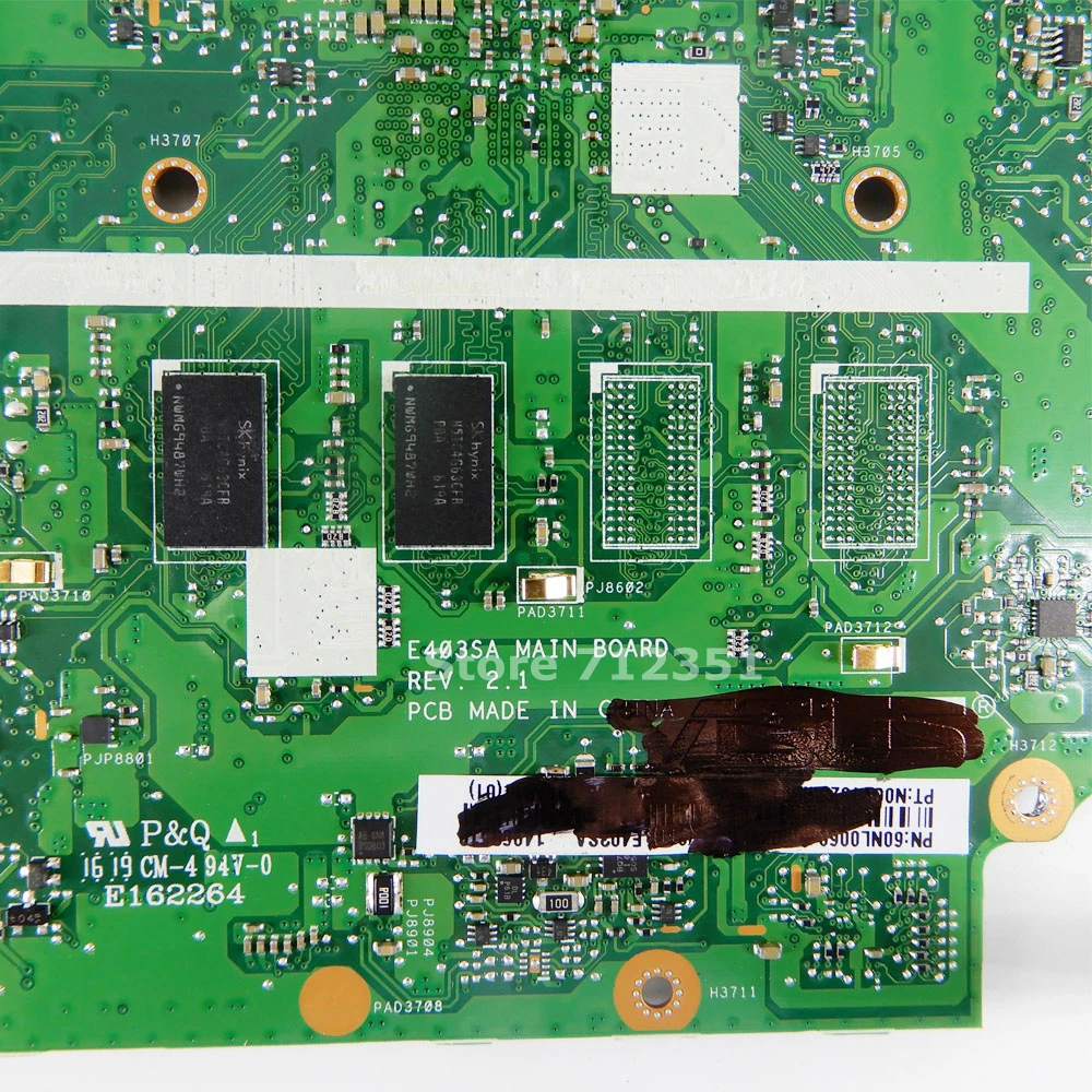 Материнская плата E403SA N3700 CPU 2 Гб RAM EMMC 32G для ASUS EeeBook материнская ноутбука тест