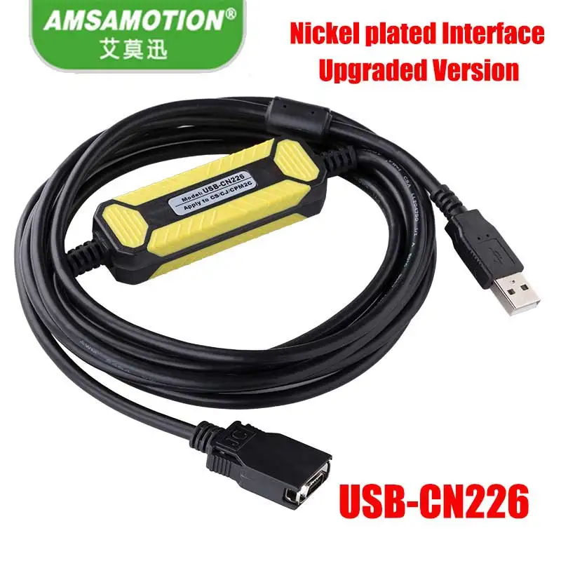 CS1W-CN226 кабель серии подходит для Omron CS CJ CQM1H CPM2C серии PLC Кабель для программирования RS232 кабель порта - Цвет: USB cable USB-CN226