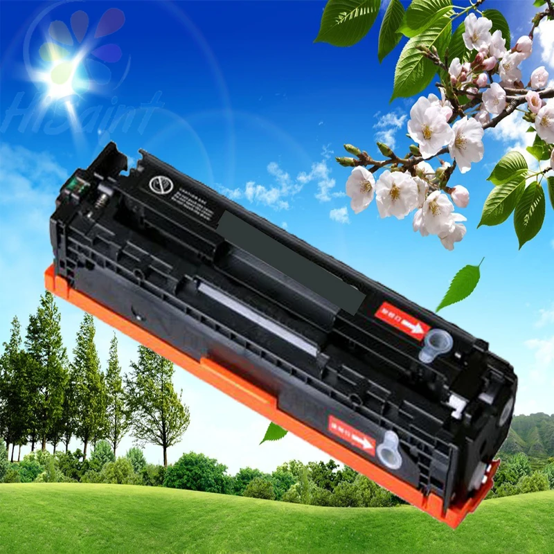Hisaint CB540A CB540 540A 540 CB541A CB542A CB543A 125A цветной тонер-картридж для HP LaserJet CP1215 CP1515n CP1518ni CM1312