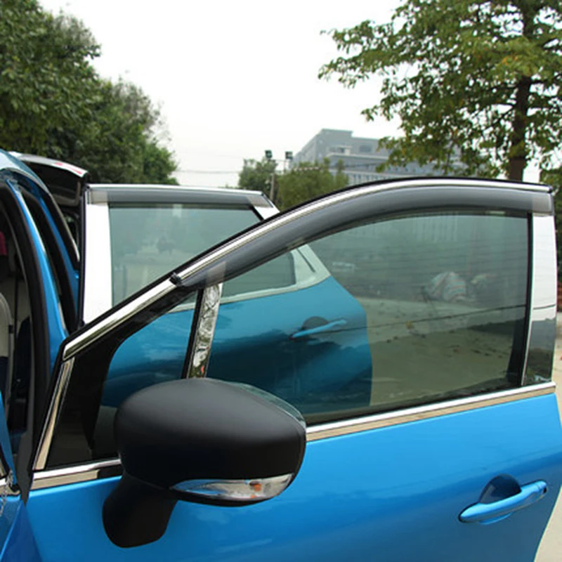 Для Renault Captur 2014 2015 2016 оконные козырьки навесы дождевые солнцезащитные дефлекторы
