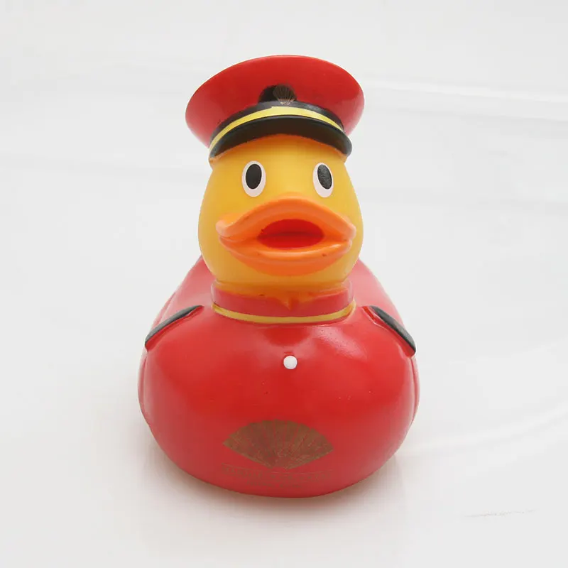 ESALINK 10 см резиновая катушка Трампа красный солдат Стайлинг Утка Детская ванная