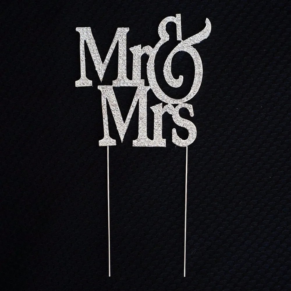 2018 Real &quotmr &amp Mrs&quot Бесплатная доставка бесплатная лидер продаж пушистые стразы
