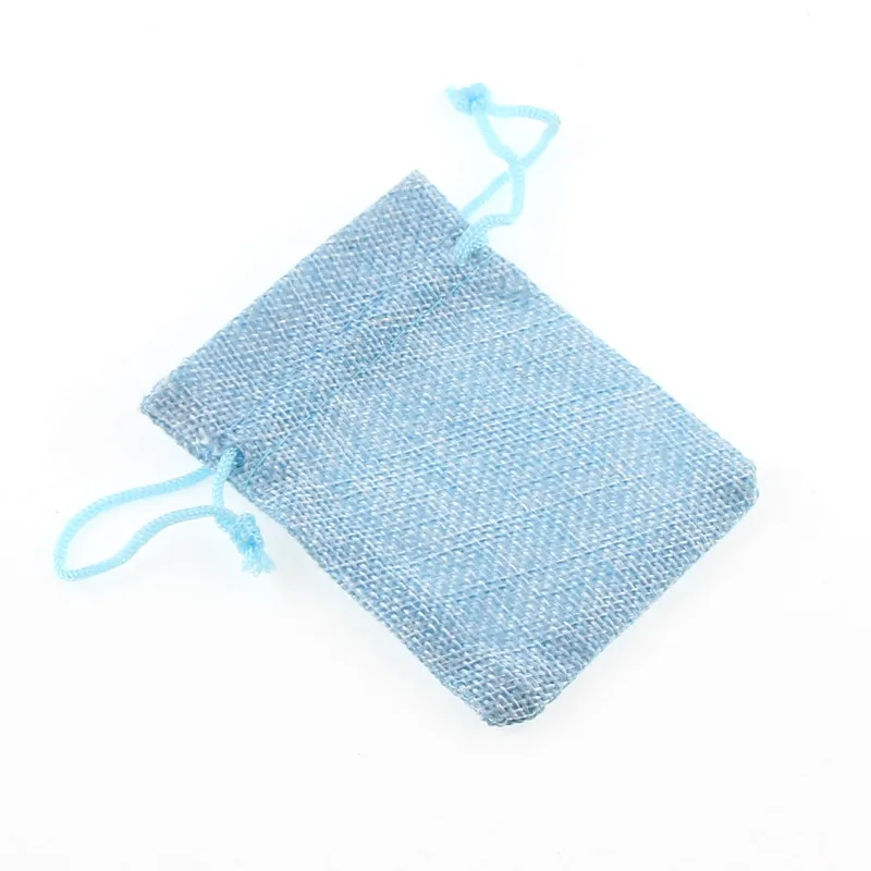 10 шт./лот 7X9cm хлопок и льняные мешочки конфеты сумки многоцелевой подарок