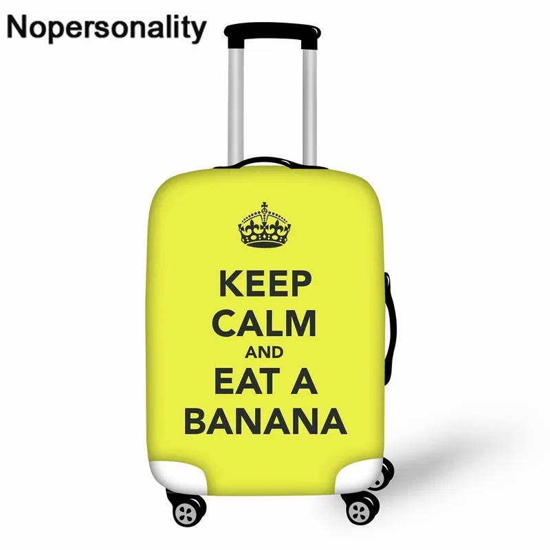 L1683 Nopersonality Синий 18-32 дюймов Чехол для костюма, пылезащитный чехол, чемодан на колесиках, эластичный защитный чехол, модные аксессуары для путешествий - Цвет: L1683