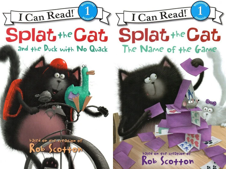 16 книг/набор I can read splat the cat английские книги с картинками детская книга для