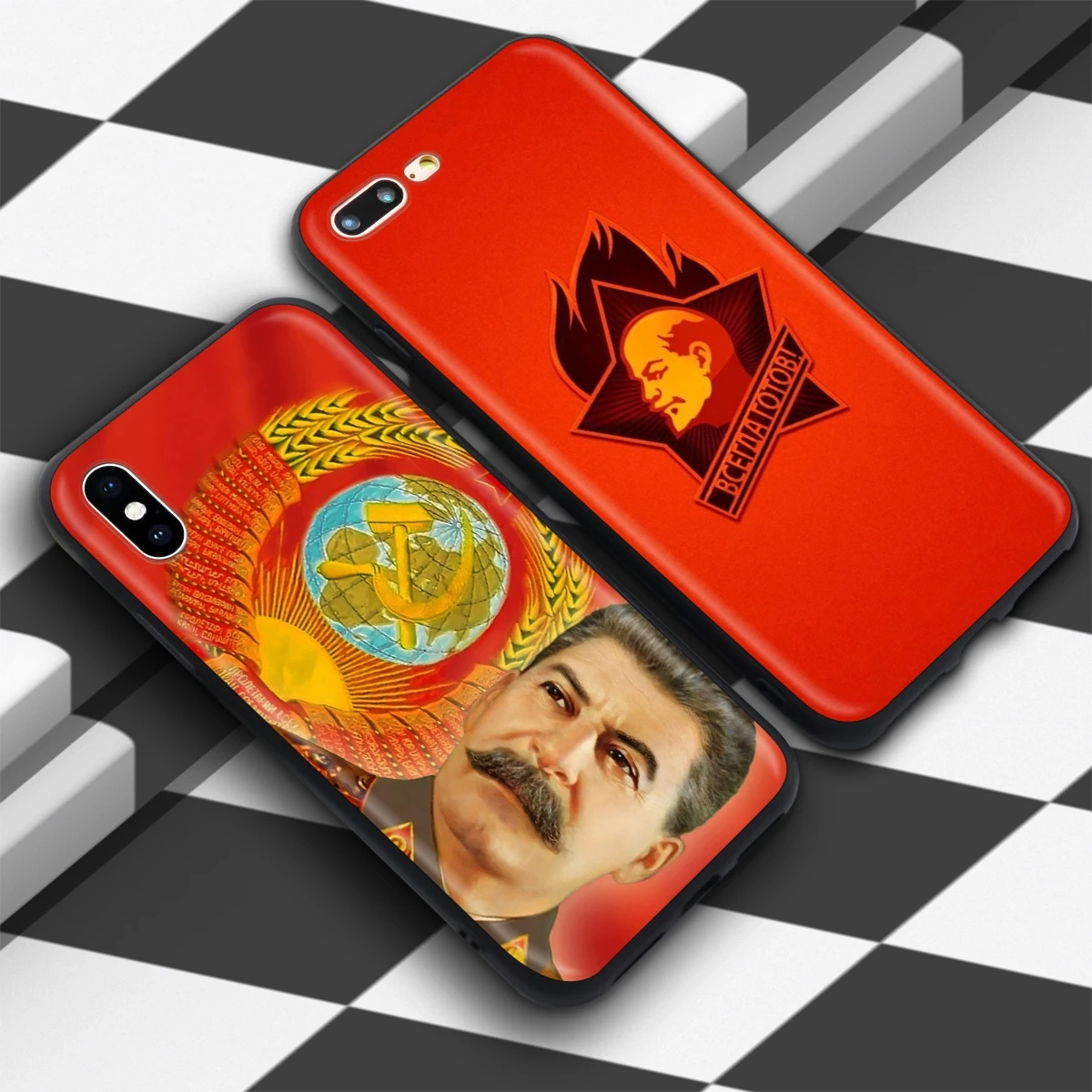 Чехол Lavaza Сталин с Советским Союзом для iPhone 12 mini 11 Pro XS Max XR X 8 7 6 6S Plus 5 5s se | Мобильные