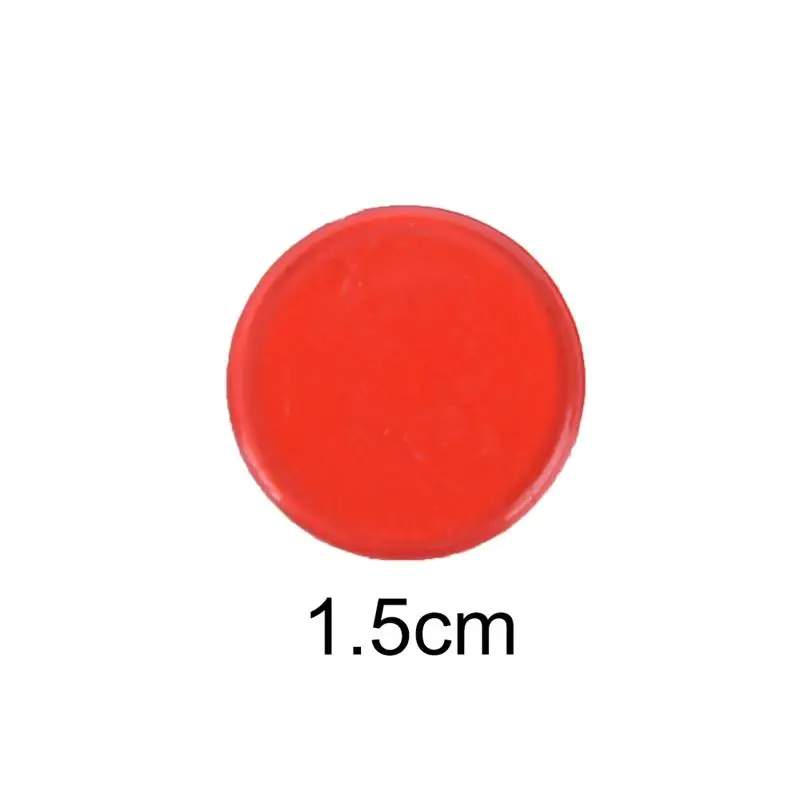 80 шт. прозрачные счетчики бинго пластиковые маркеры принадлежности для (красный)