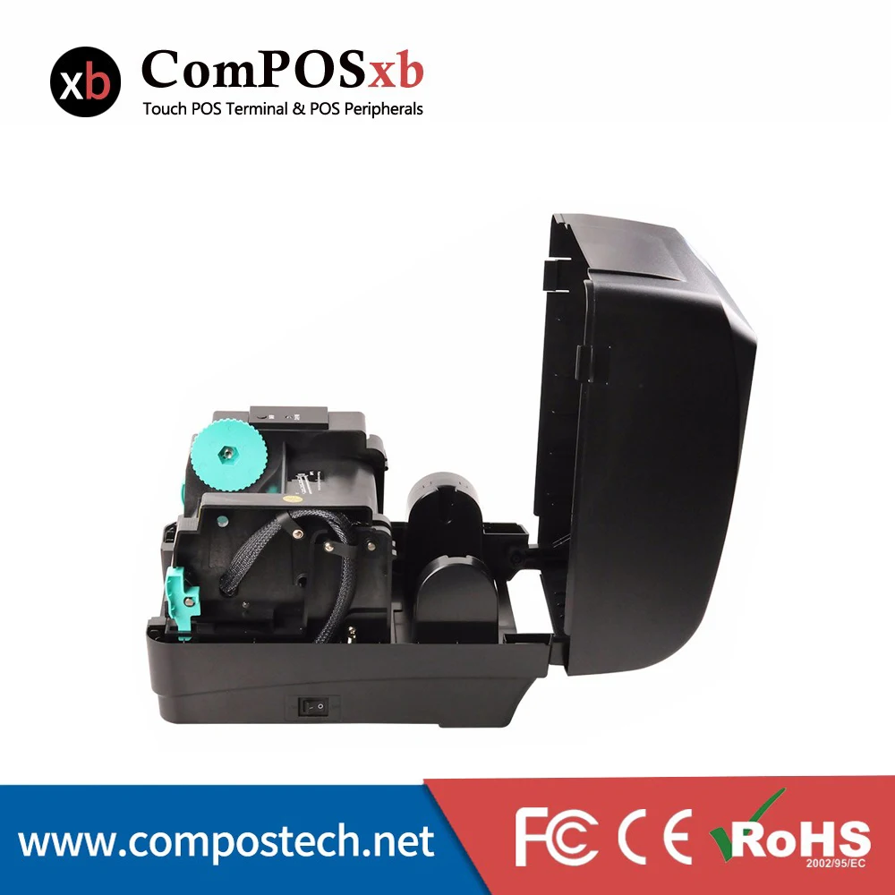 Дешевый двухмоторный Шестеренчатый механизм 203 DPI Настольный Термопринтер для