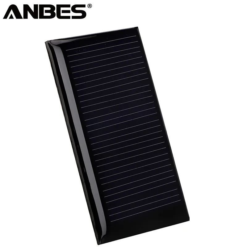 ANBES Mini 0 15 Вт 5 в панели солнечных батарей панель питания 53*30 мм Система DIY батарея