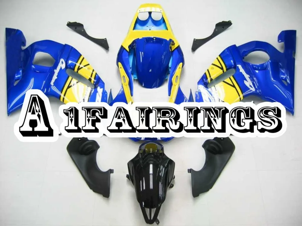 Желтые синие полные обтекатели для спортивного велосипеда Yamaha YZF600 R6 1998 1999 2000 2001 ABS