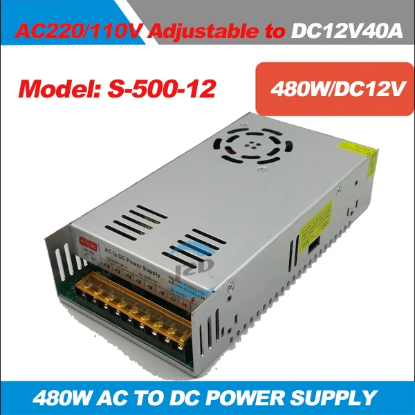 480 Вт переменный ток в постоянный адаптер питания Трансформатор 110 В/В