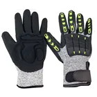 Защитные перчатки NM, антивибрационные, маслостойкие, с TPR на спине, рабочие перчатки, механические перчатки, устойчивые к порезам