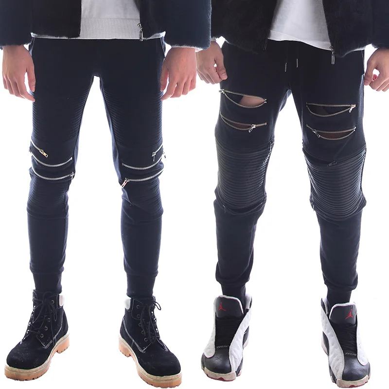 

27-44 !!! 2018, Male costume male zipper pants trousers costumes The singer's clothing