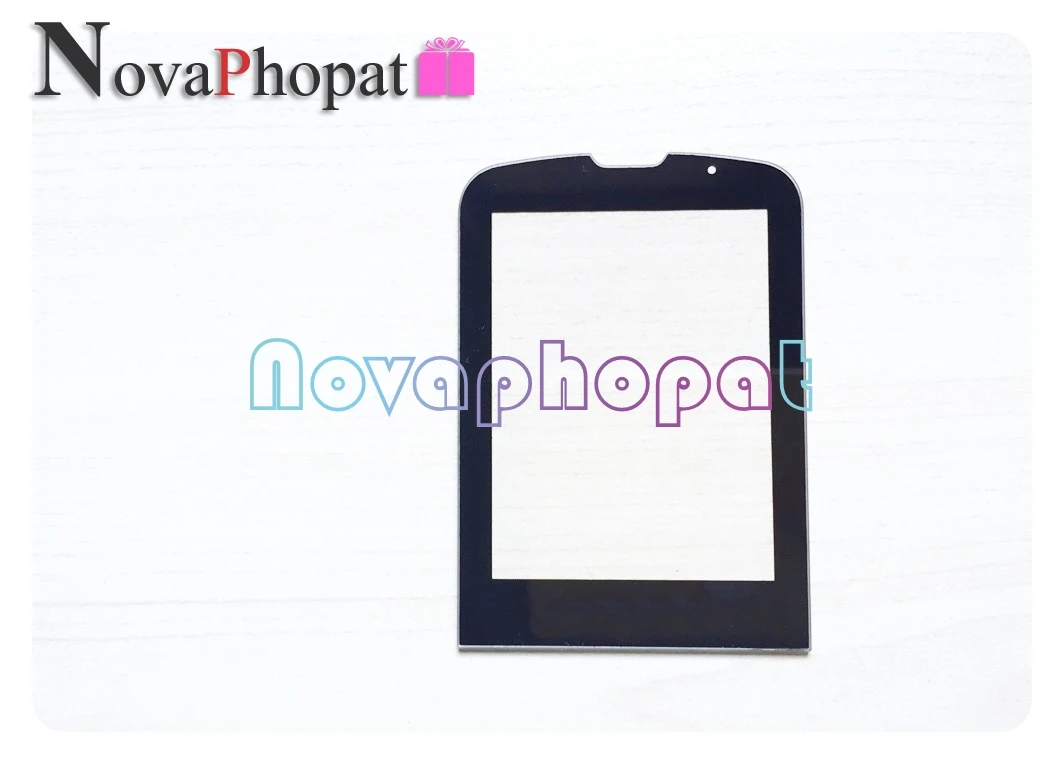 Novaphopat черный стеклянный экран для Philips E560 стеклянная панель объектива Замена (не