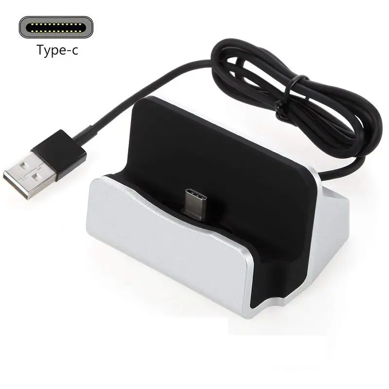 BRSUANG Micro type-C USB синхронизация данных быстрое зарядное устройство док-станция Мобильный телефон Расширение Док-станция для iPhone samsung huawei Nokia LG и т. Д