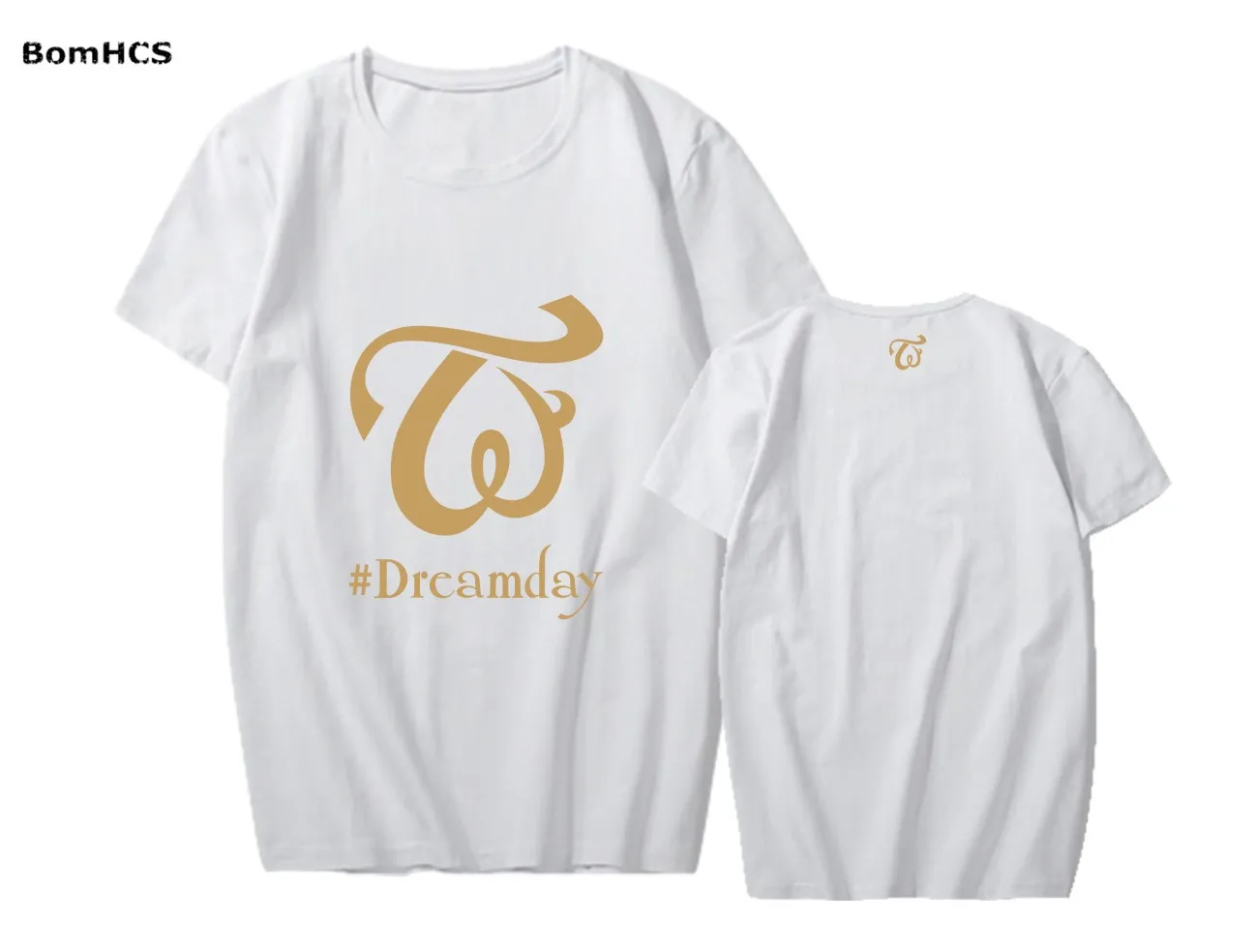 BomHCS Kpop/хлопковая футболка с надписью Twice Dreamday базовая для молодежи уличные топы