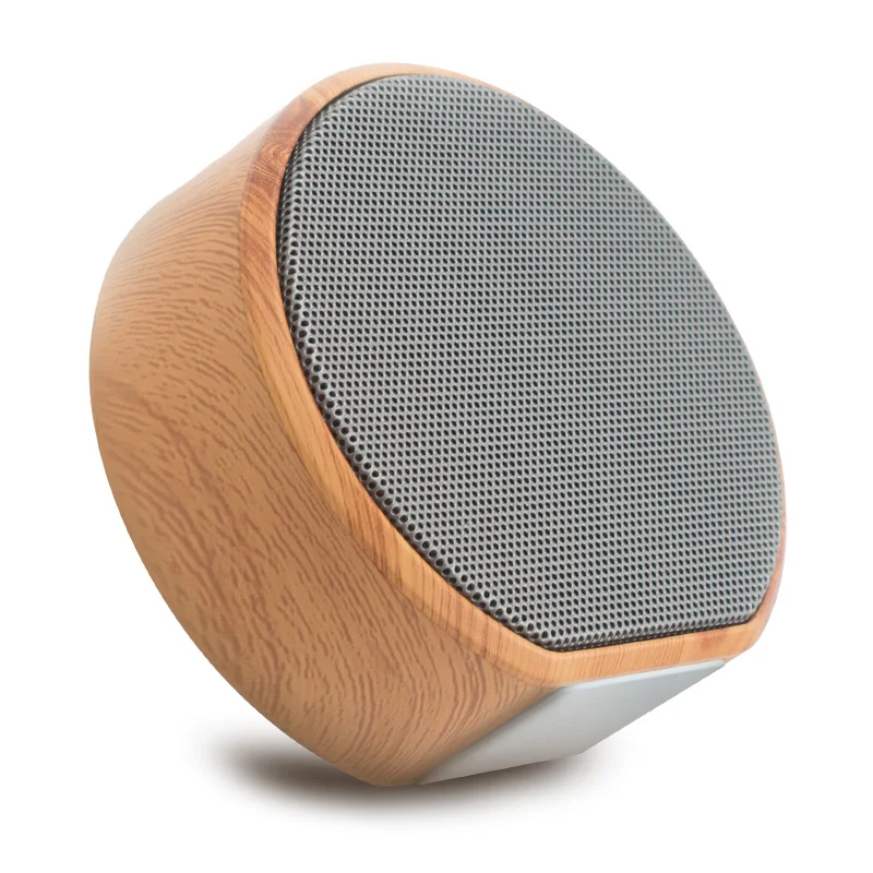 Деревянный вид беспроводной Bluetooth динамик открытый переносной стереомикрофон