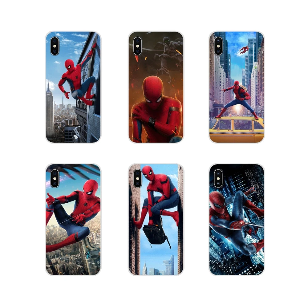 Accessories Phone Shell Covers For Samsung Galaxy A5 A6S A7 A8 A9S Star J4 J6 J7 J8 Prime Plus 2018 SpiderMan Homecoming | Мобильные