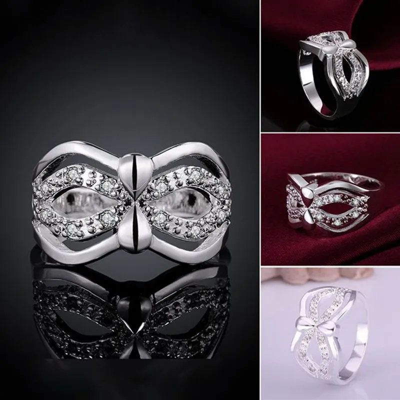 Посеребренная кольцо стерлингового серебра Jewelry Кольцо заводские цены моды
