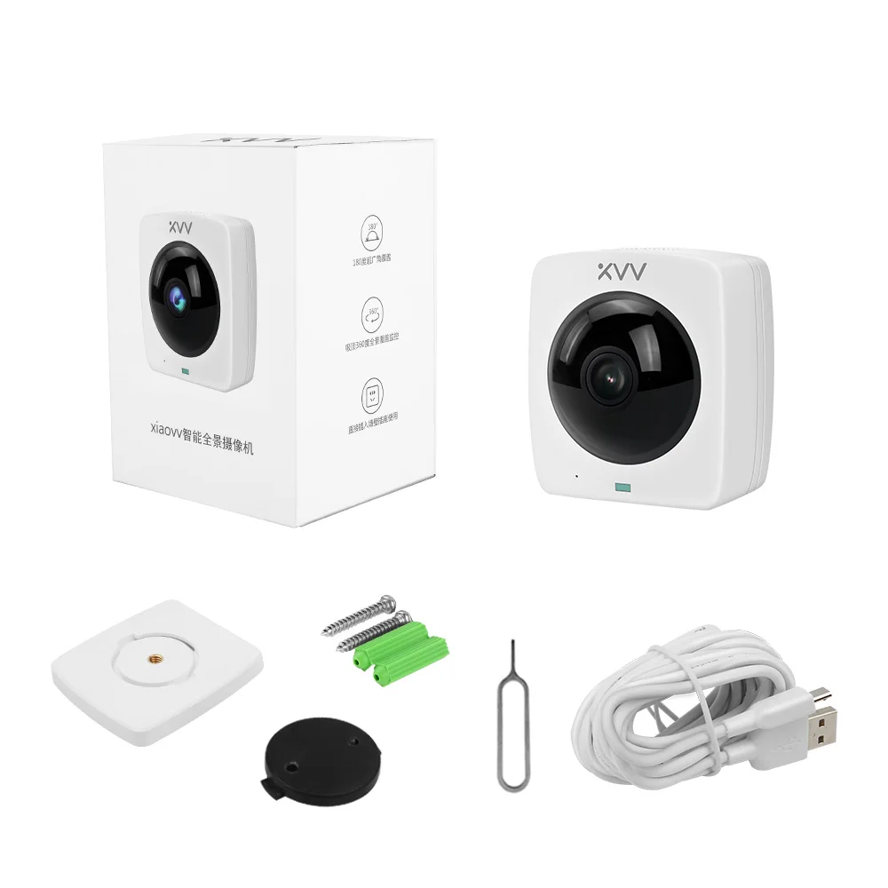 IP-камера Mijia для системы видеонаблюдения 1080P HD 360 Wi-Fi ночное видение |