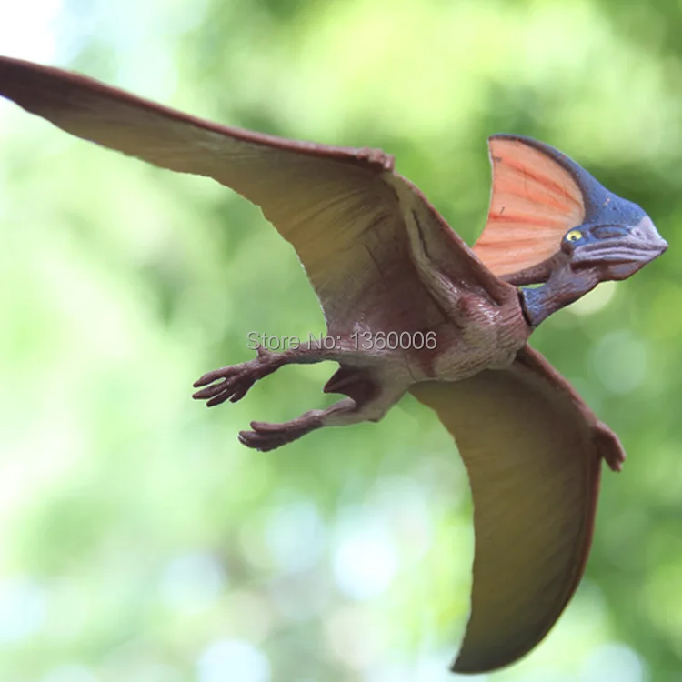 2015 Promotion Sale Brinquedos Wooden Toys Hammeresin Dinosaur World Series Pterosaur Models Kids Gifts for free Shipping |