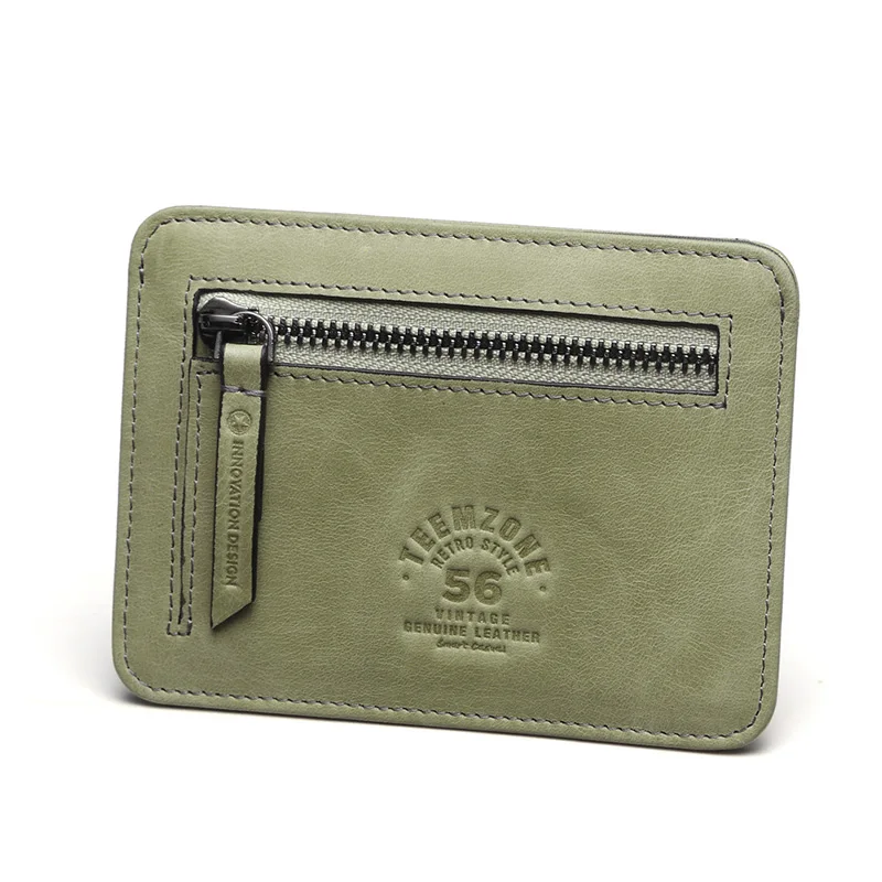 teemzone New Style Unisex Men Genuine Leather Clutch Coin Wallet Simple Card Holder ID Credit 4 Colors K801 | Багаж и сумки